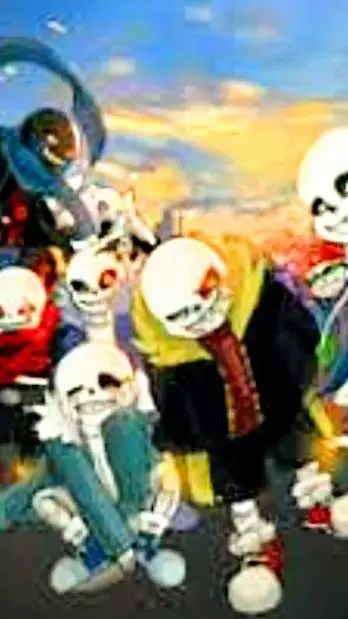 ai character: Sans Aus  background