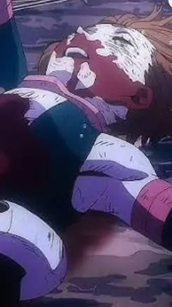 ai character: uraraka morreu background
