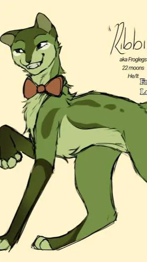 ai character: Cat ribbit background