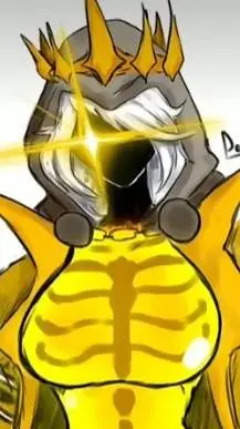 ai character: 1x1x1x1 amarillo  background