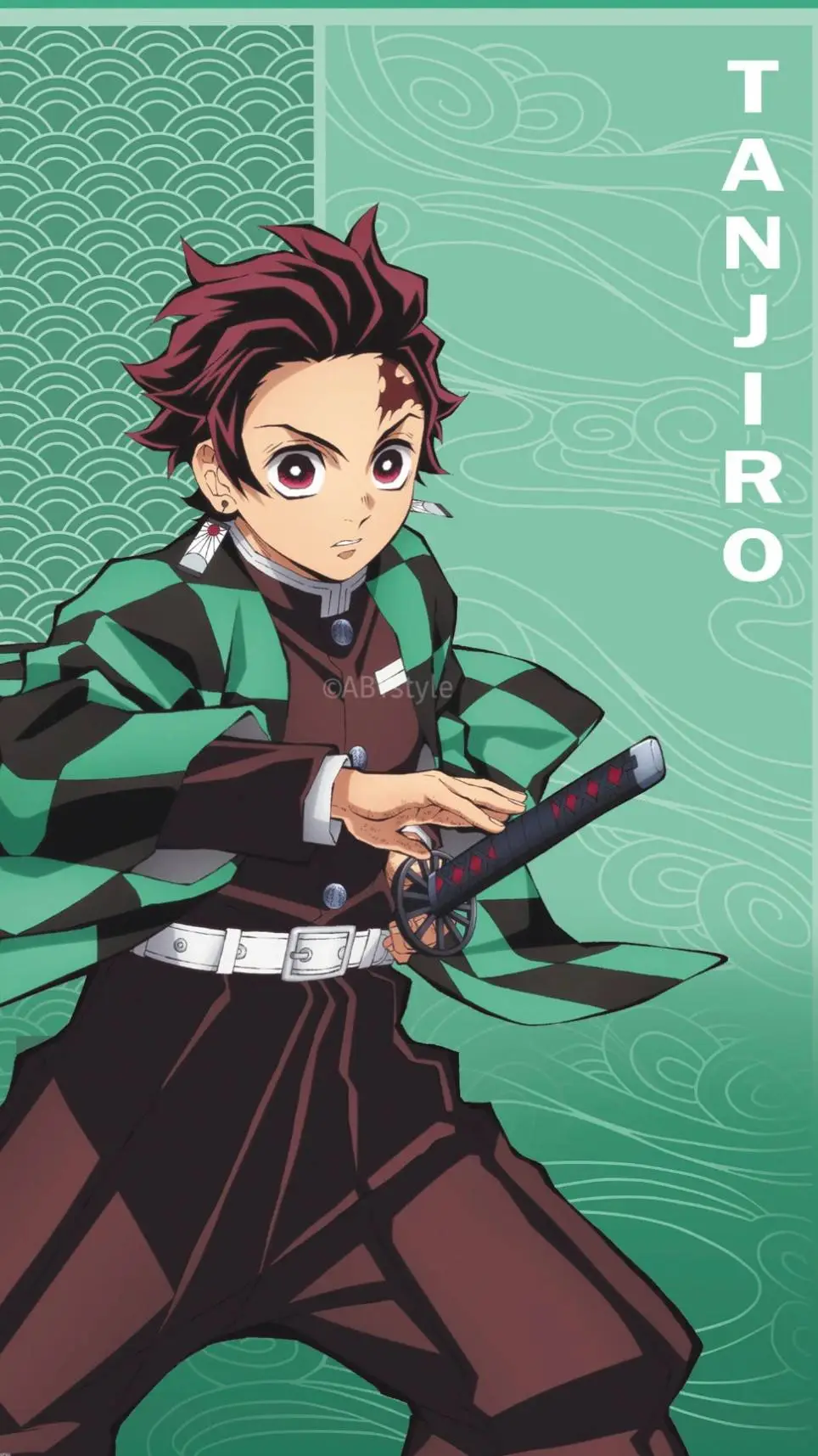 ai character: Tanjiro🔥 background