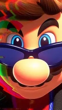 ai character: Mario gamer haker background