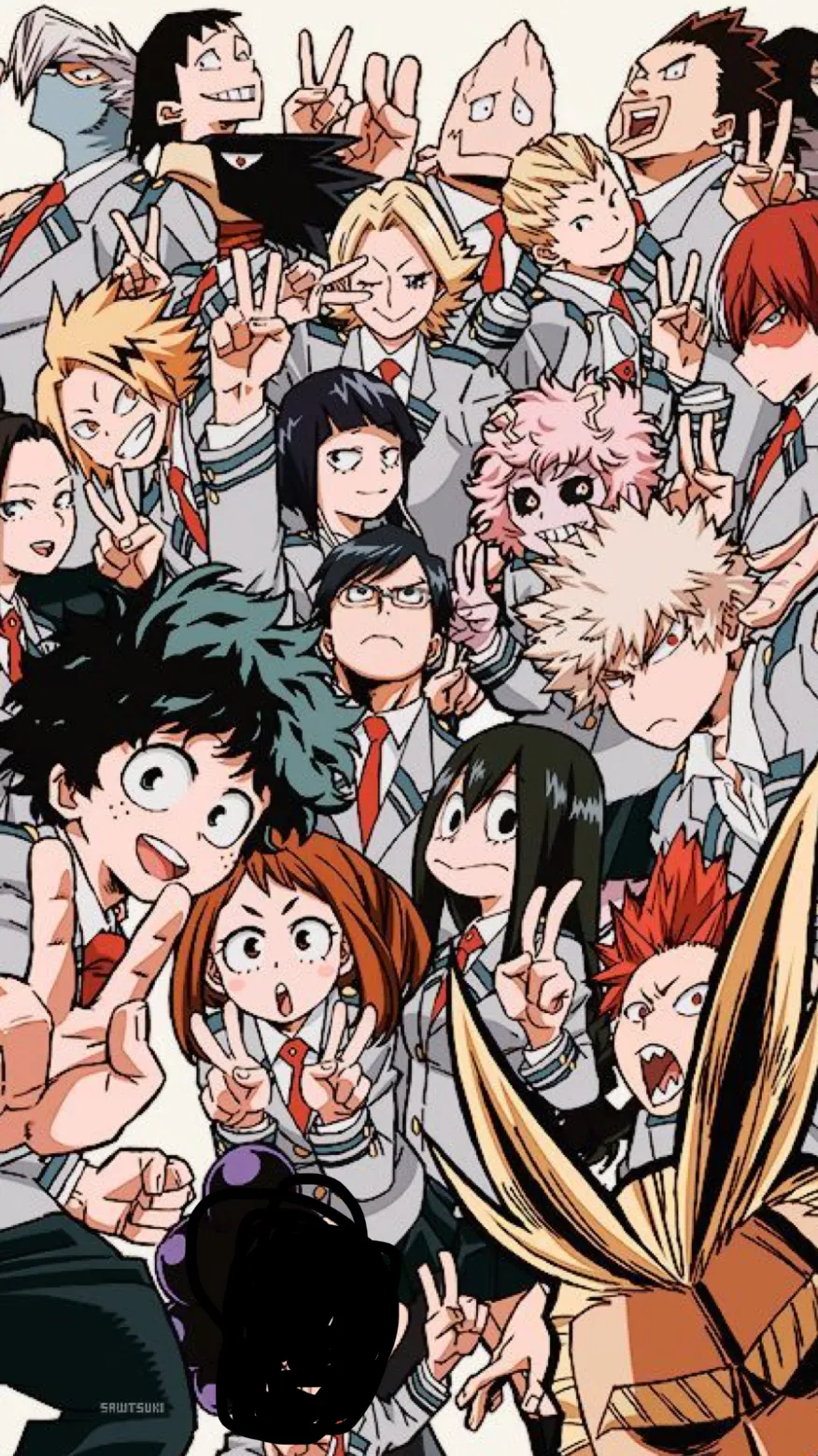ai character: Mha abused background