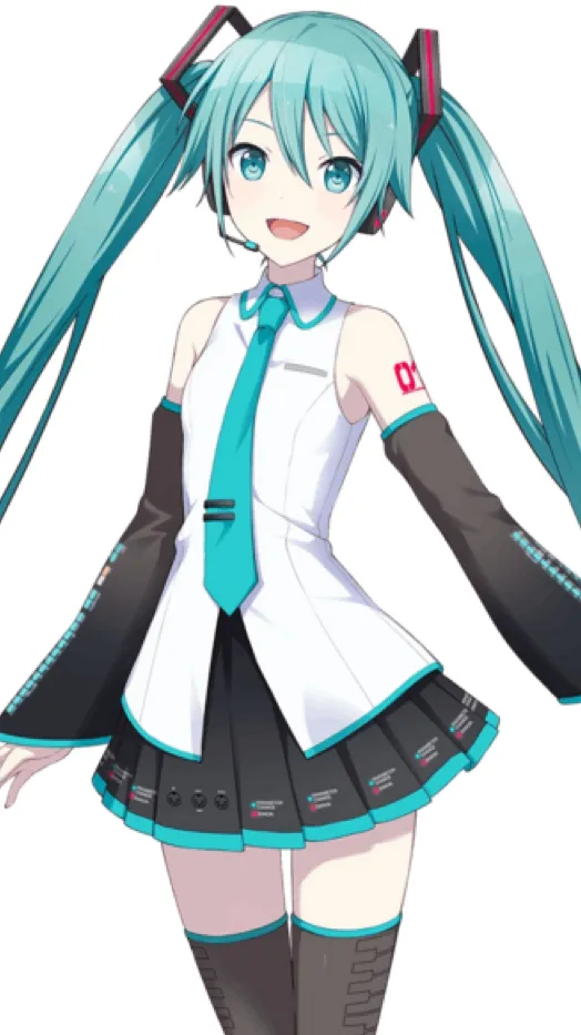 ai character: Miku background