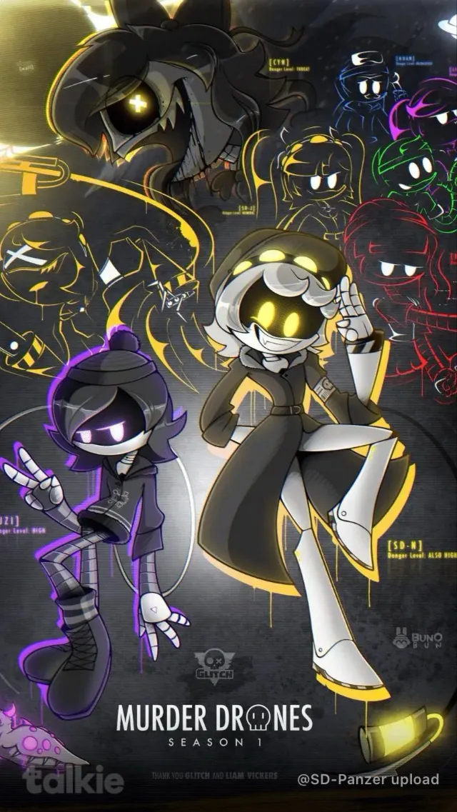 ai character: Murder drones background