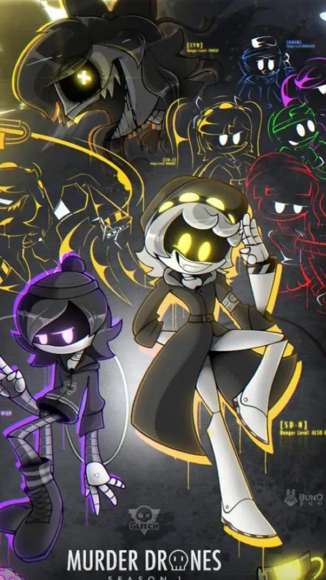 ai character: Murder drones background