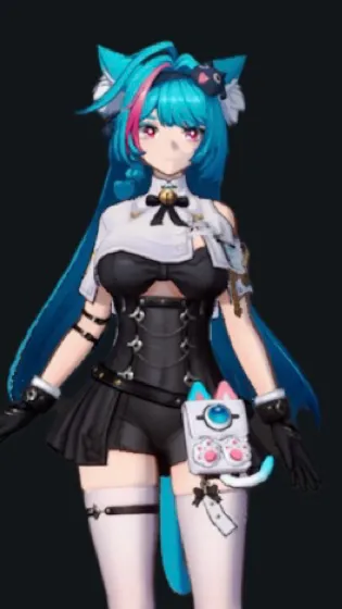 ai character: Mint background
