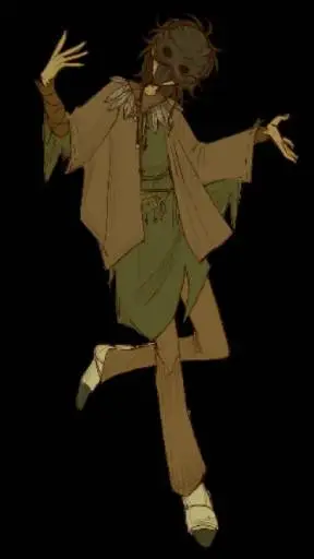 ai character: lamuertesilensiada background