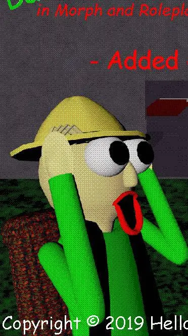 ai character: baldi  background