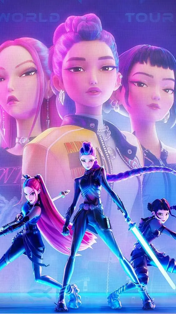 ai character: Huntrix background