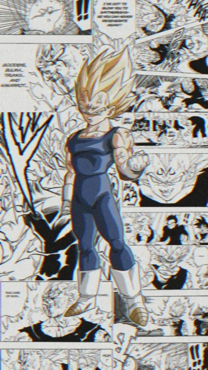 ai character: Majin Vegeta background