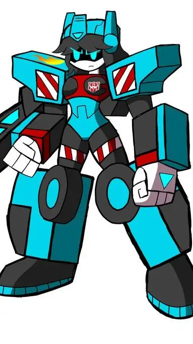 ai character: Murder drones BT background