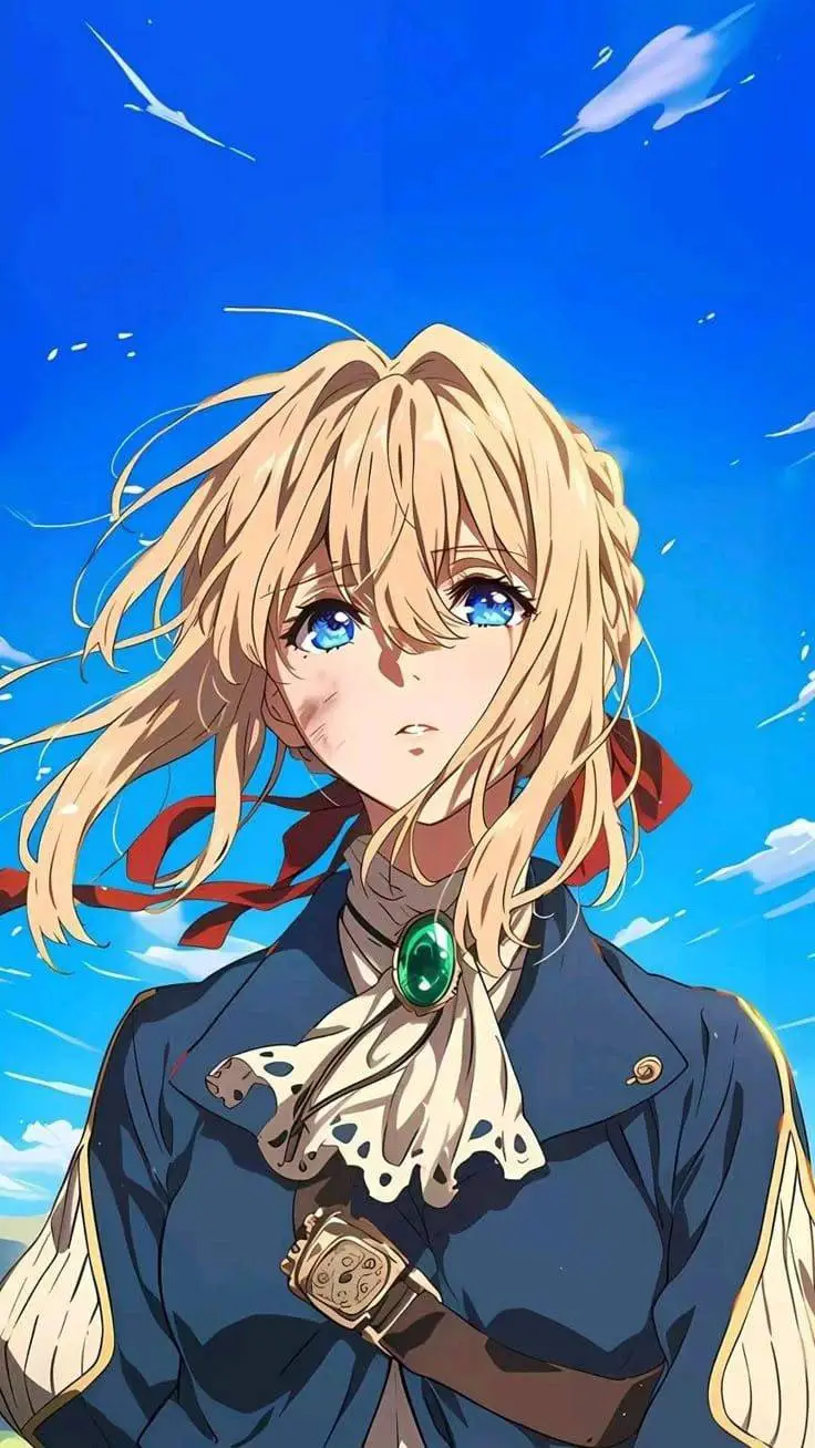 ai character: Violet Evergarden background