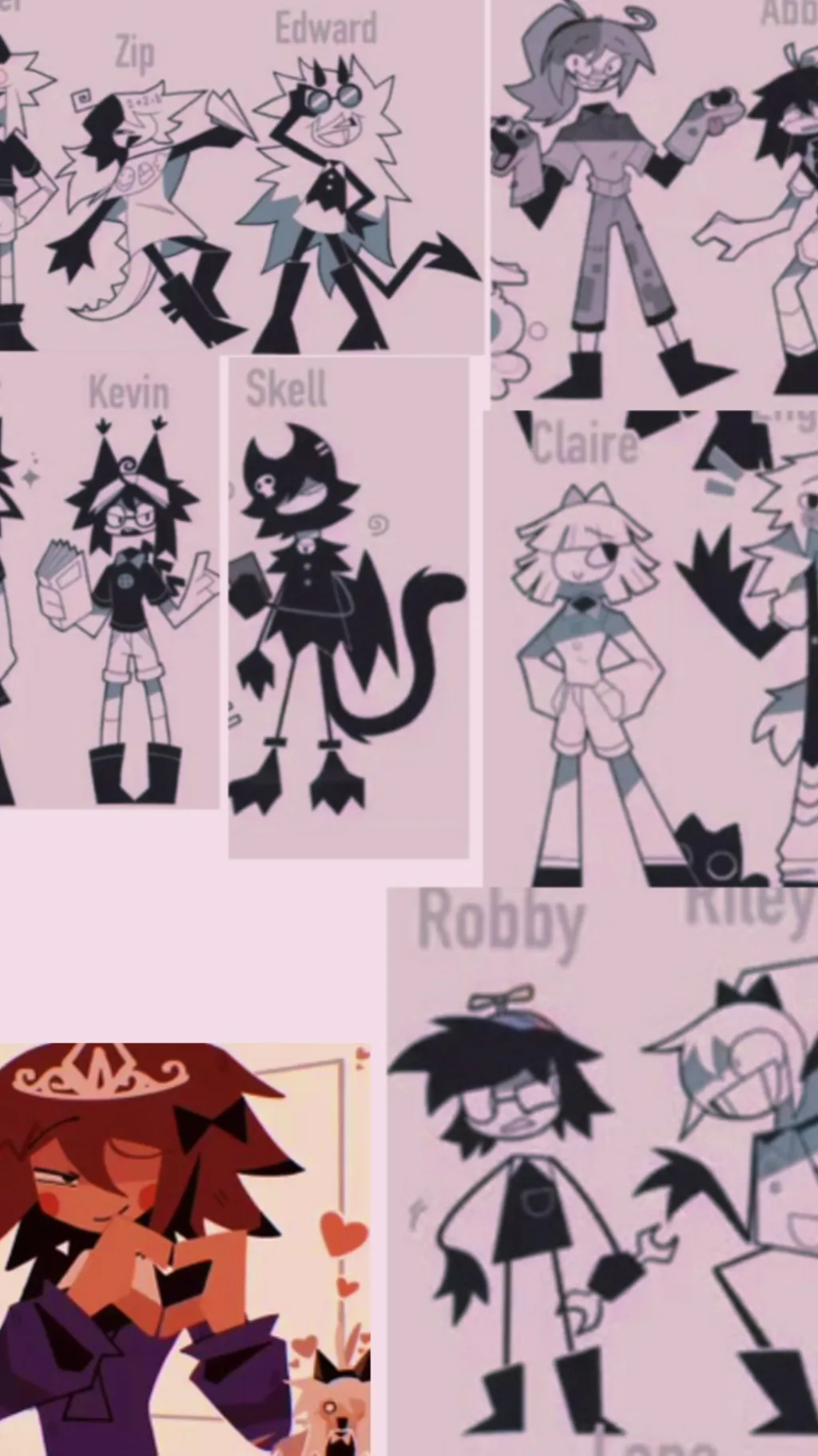 ai character: U x zip x Edward x background