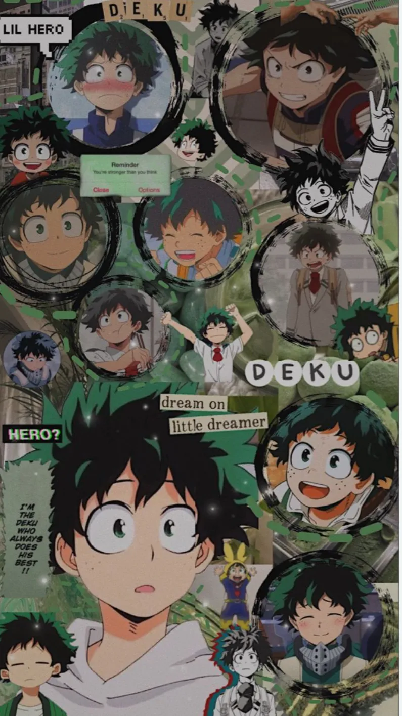 ai character: Dekubaku background