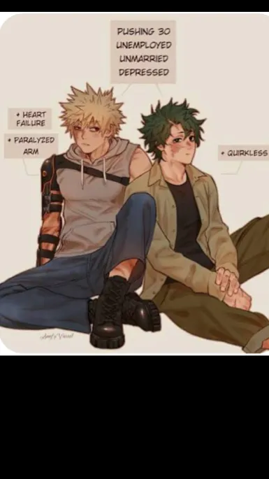 ai character: Bakudeku ParentsUA background