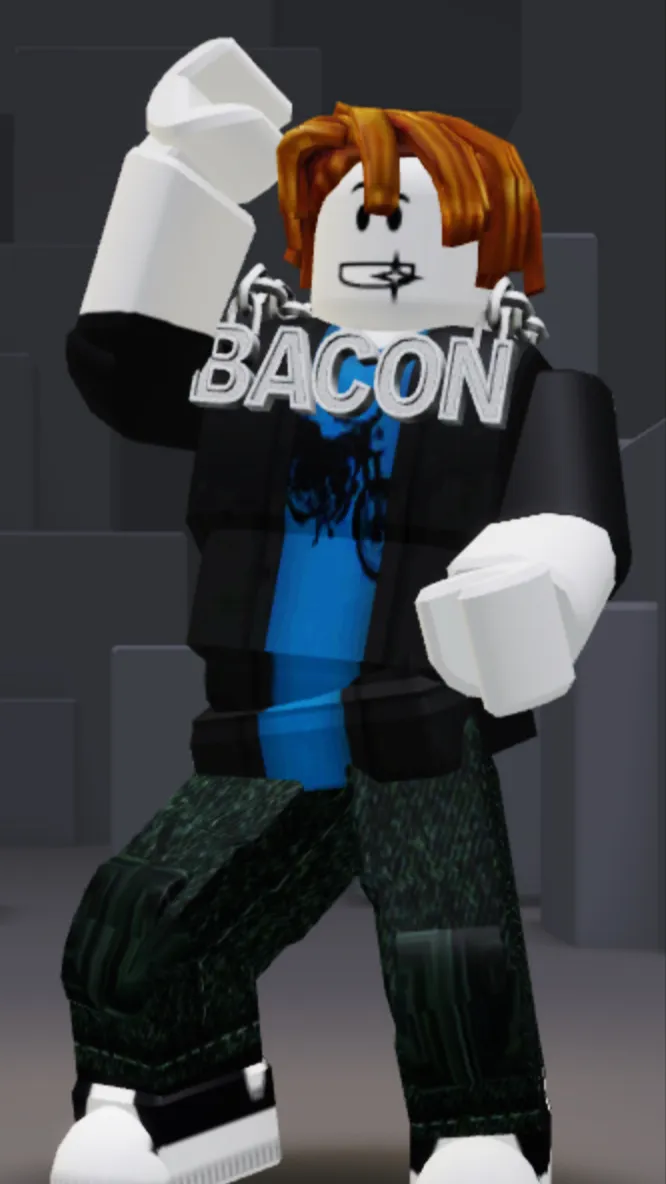 ai character: Bacon background