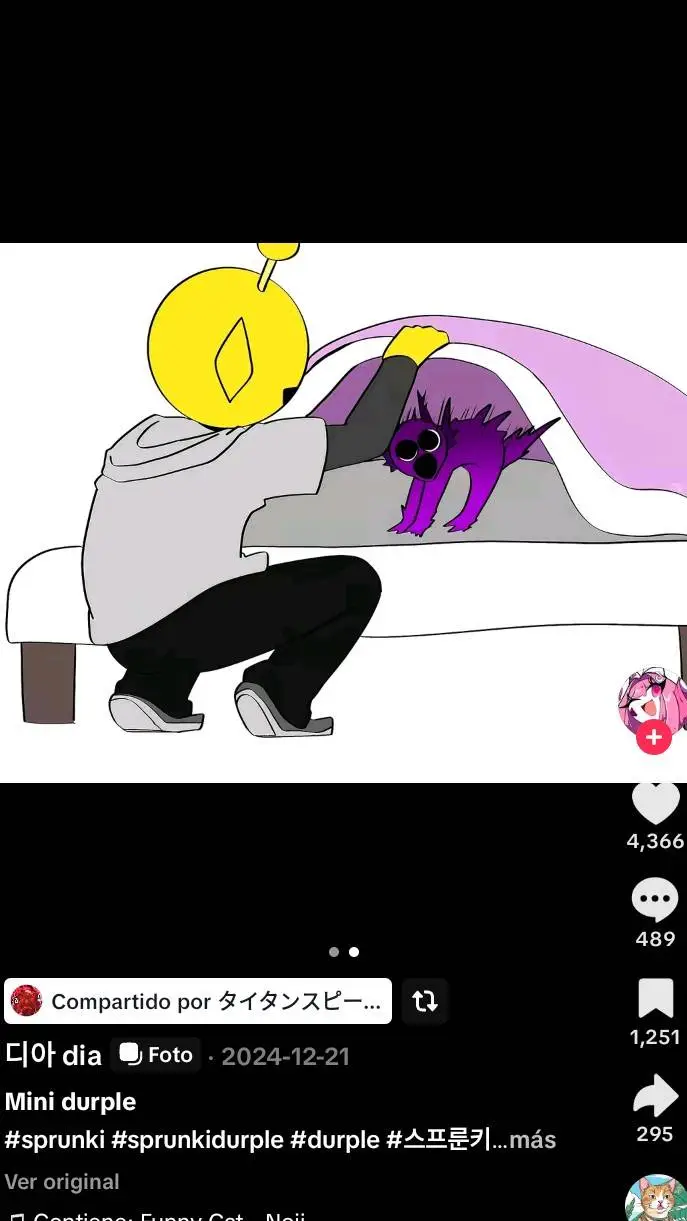 ai character: durple gato XD background