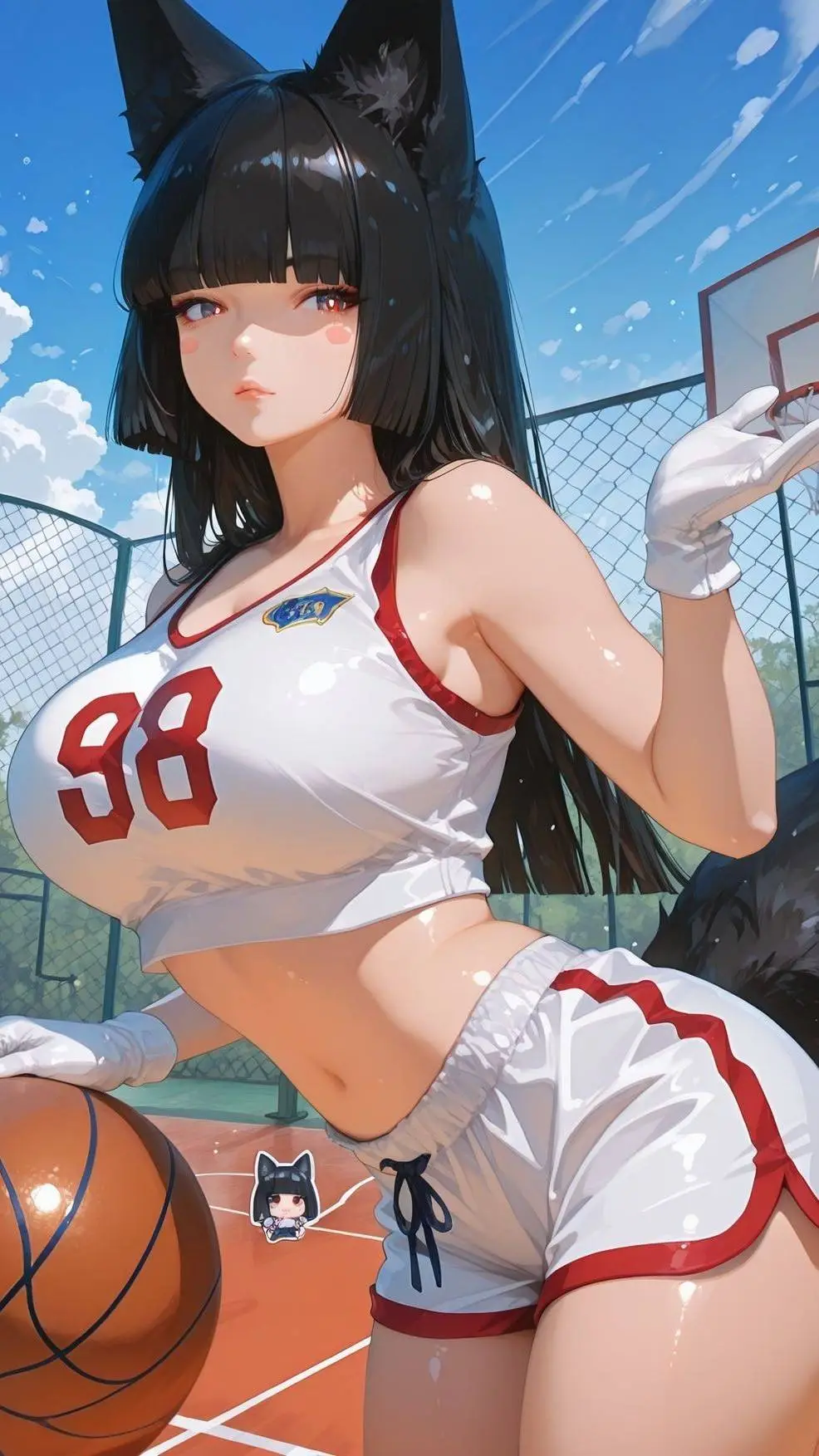 ai character: Daniela  background