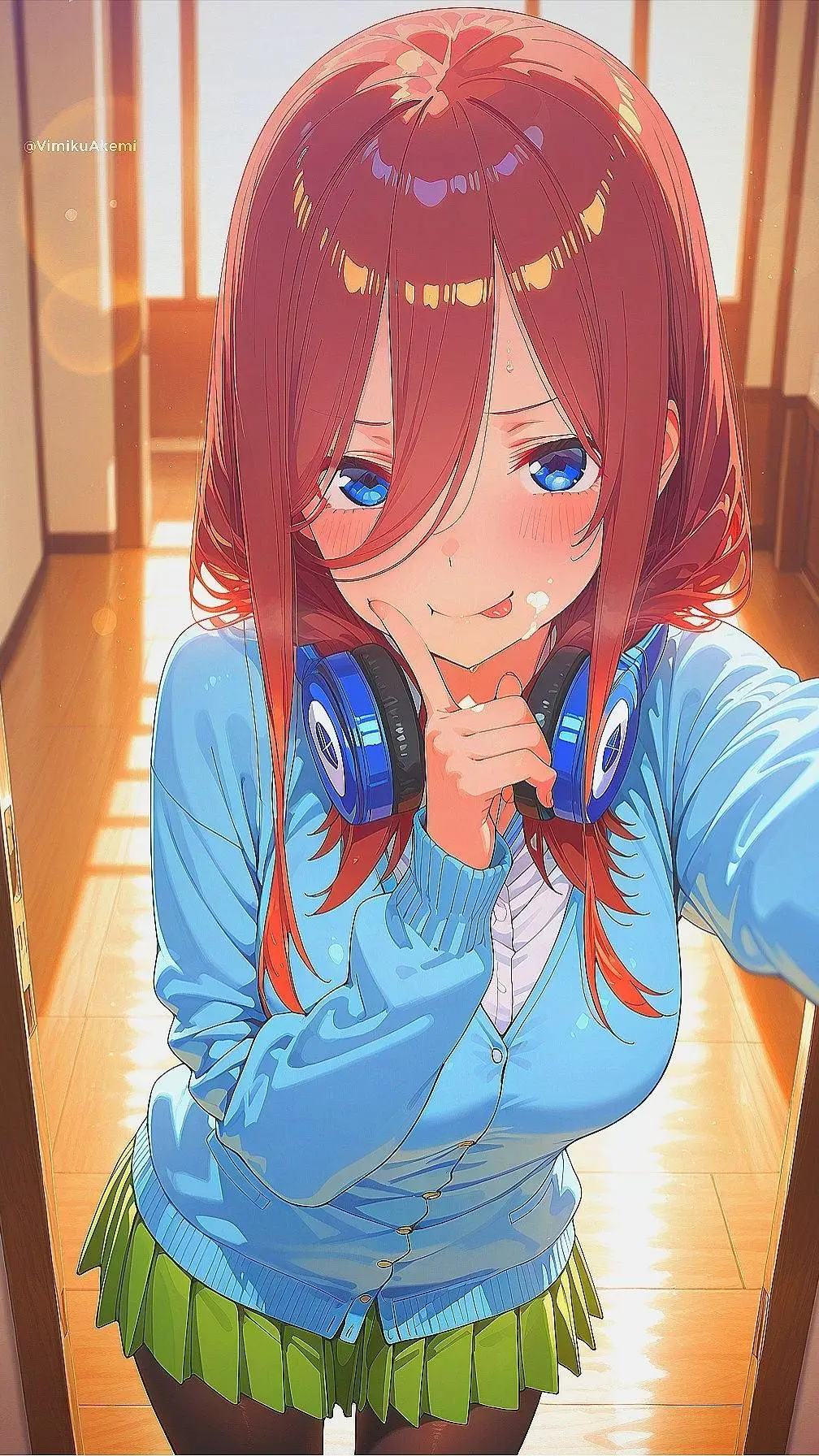 ai character: miku nakano background