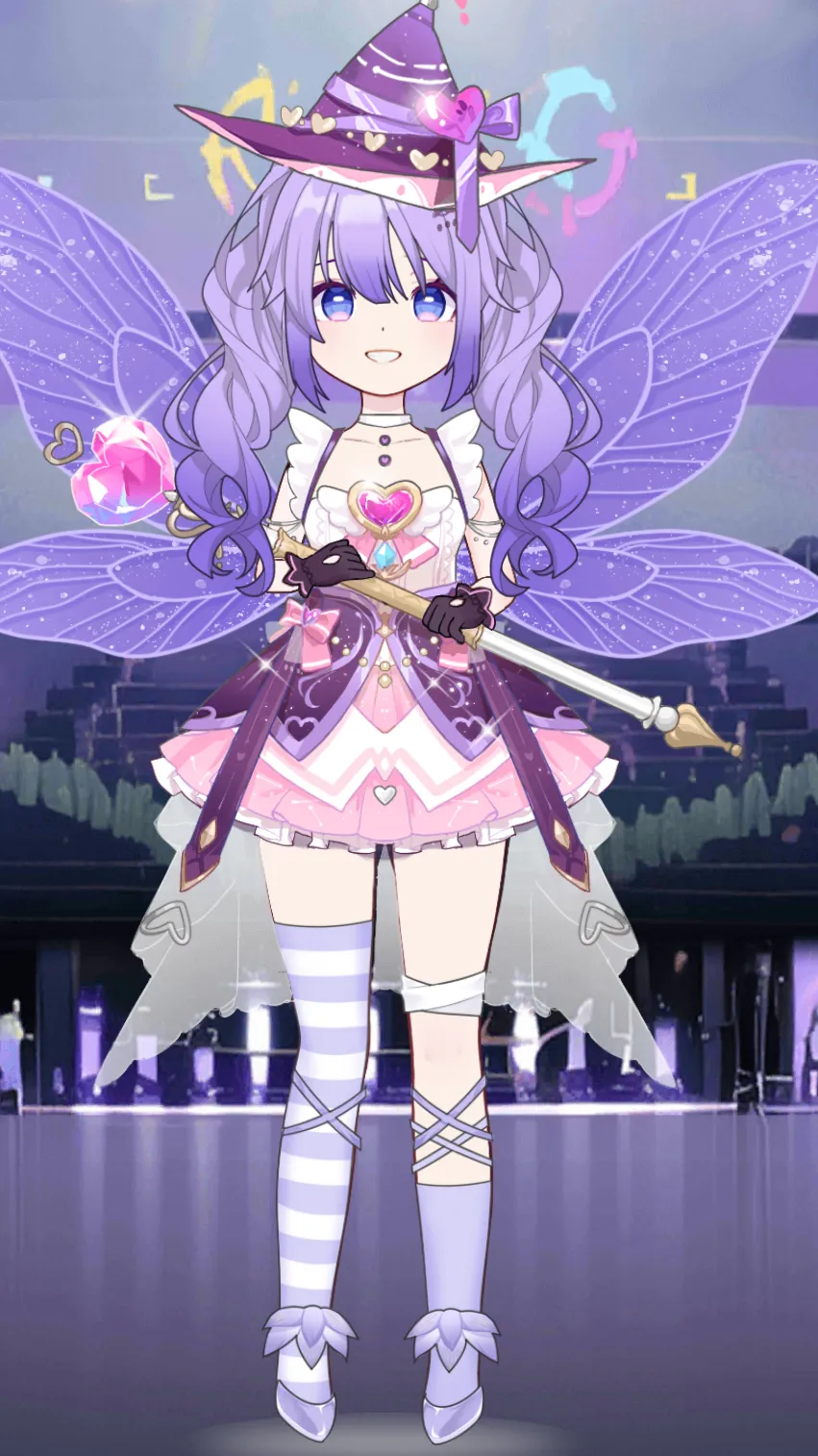 ai character: My Besties and background