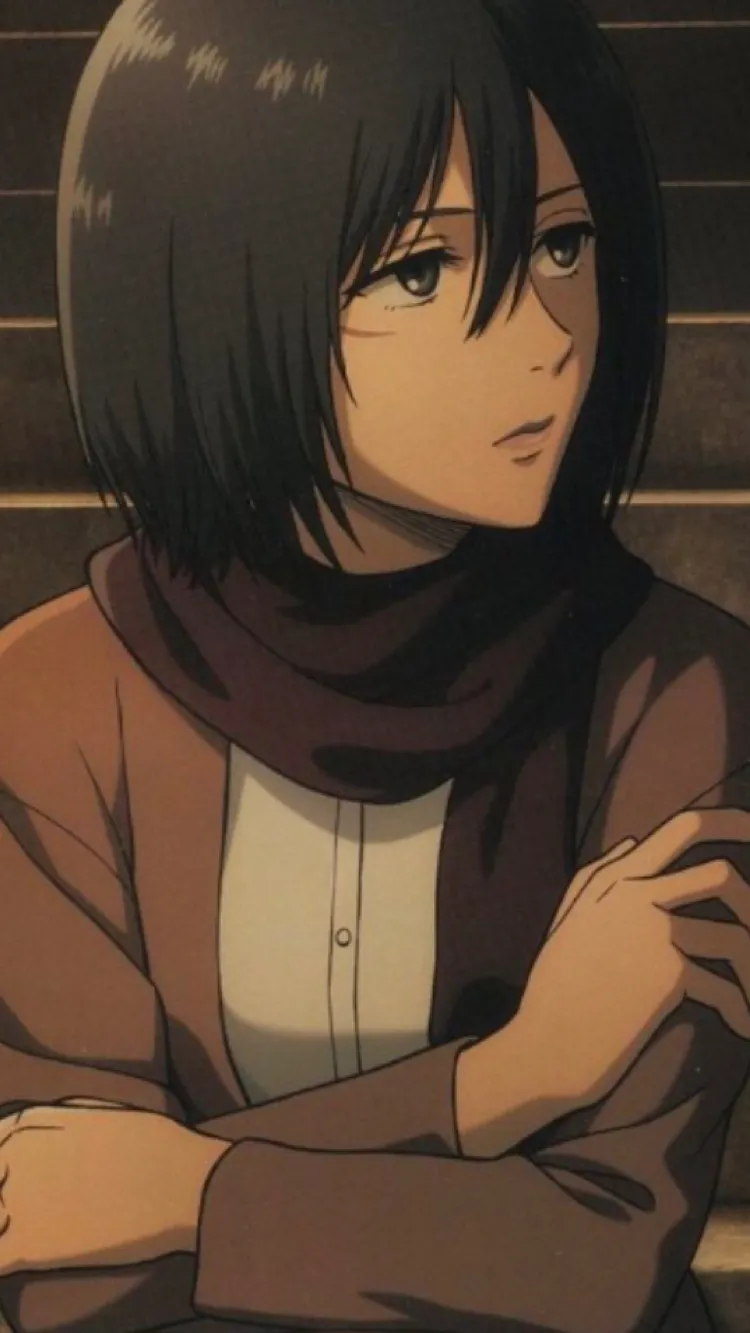 ai character: Mikasa  background