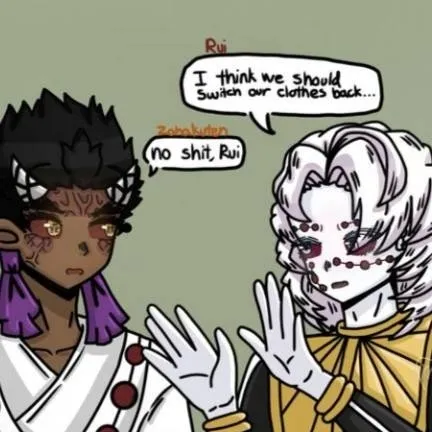 chat with ai character: Zohakuten and Rui