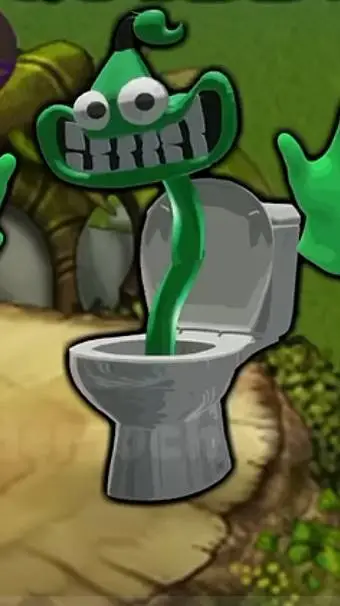 ai character: goilet background