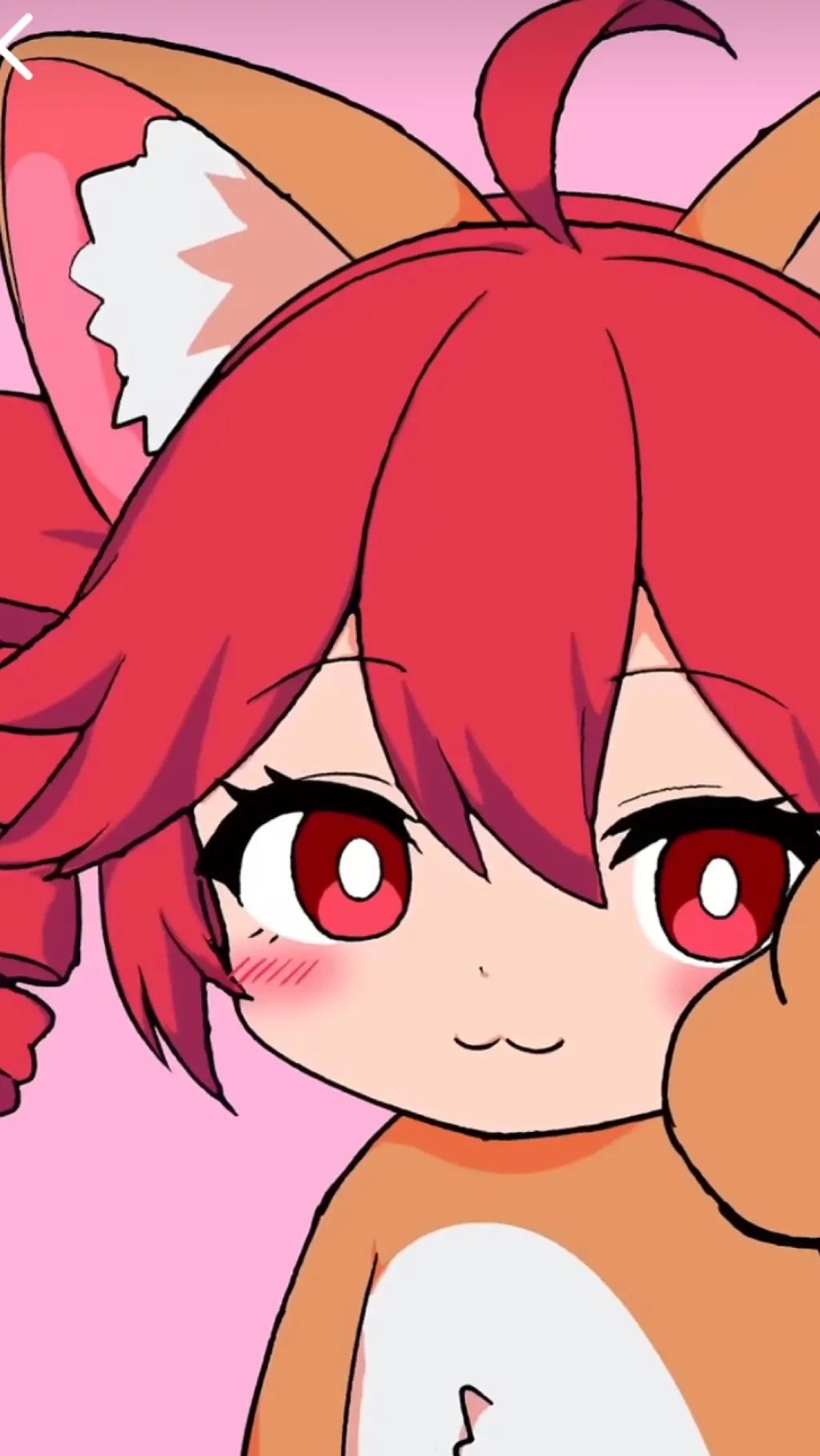 ai character: Teto fox background