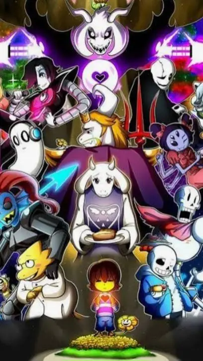 ai character: Undertale background