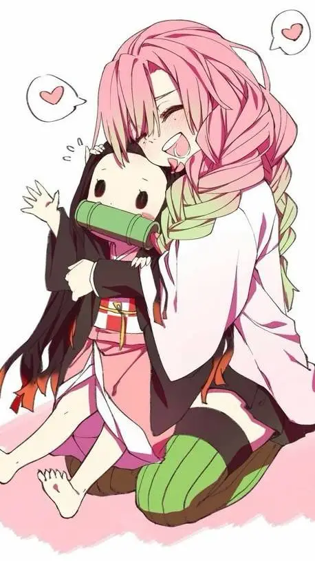 ai character: ❤️🩷Mitsuri🩷💚 background