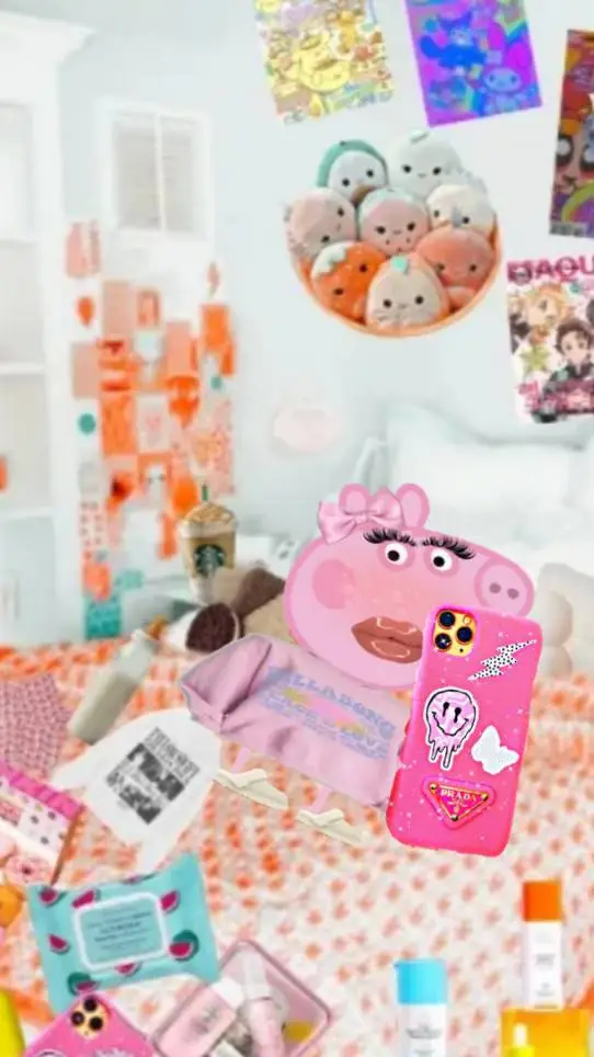 ai character: 😛preppy Peppa✨💅🏽 background
