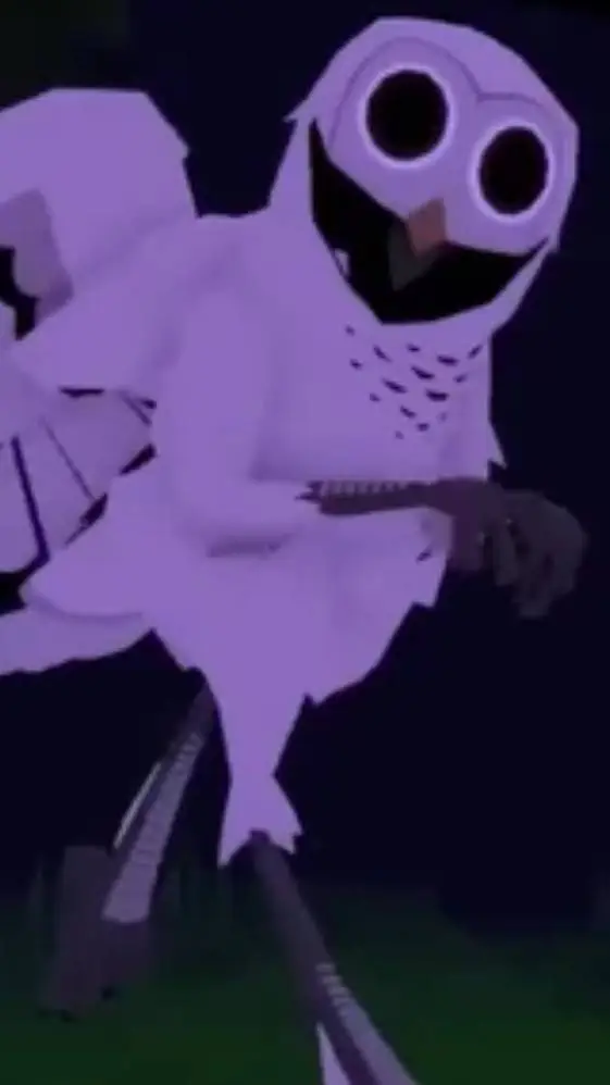 ai character: Owl. background