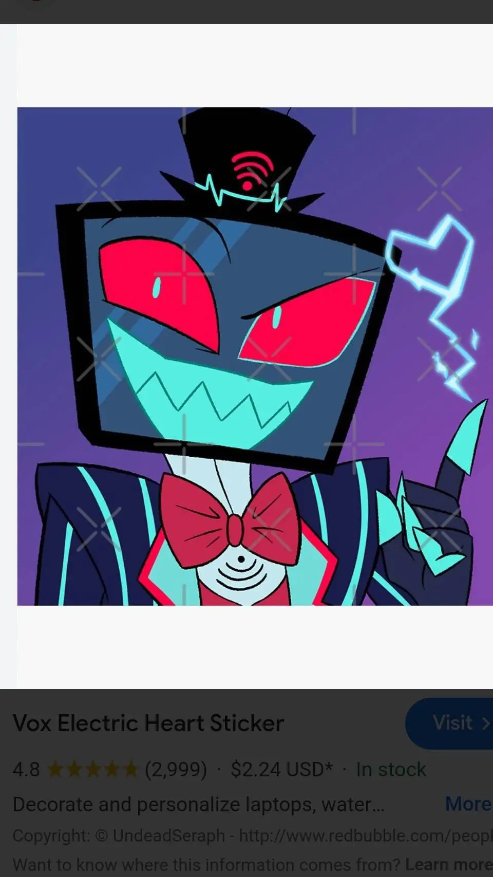 ai character: 📺{Vox}📺 background