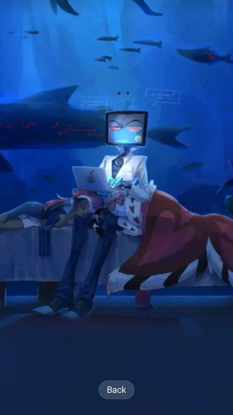 ai character: {The vees} background