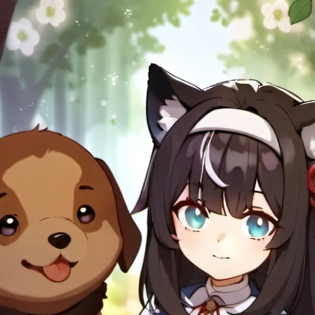 chat with ai character: pup pup