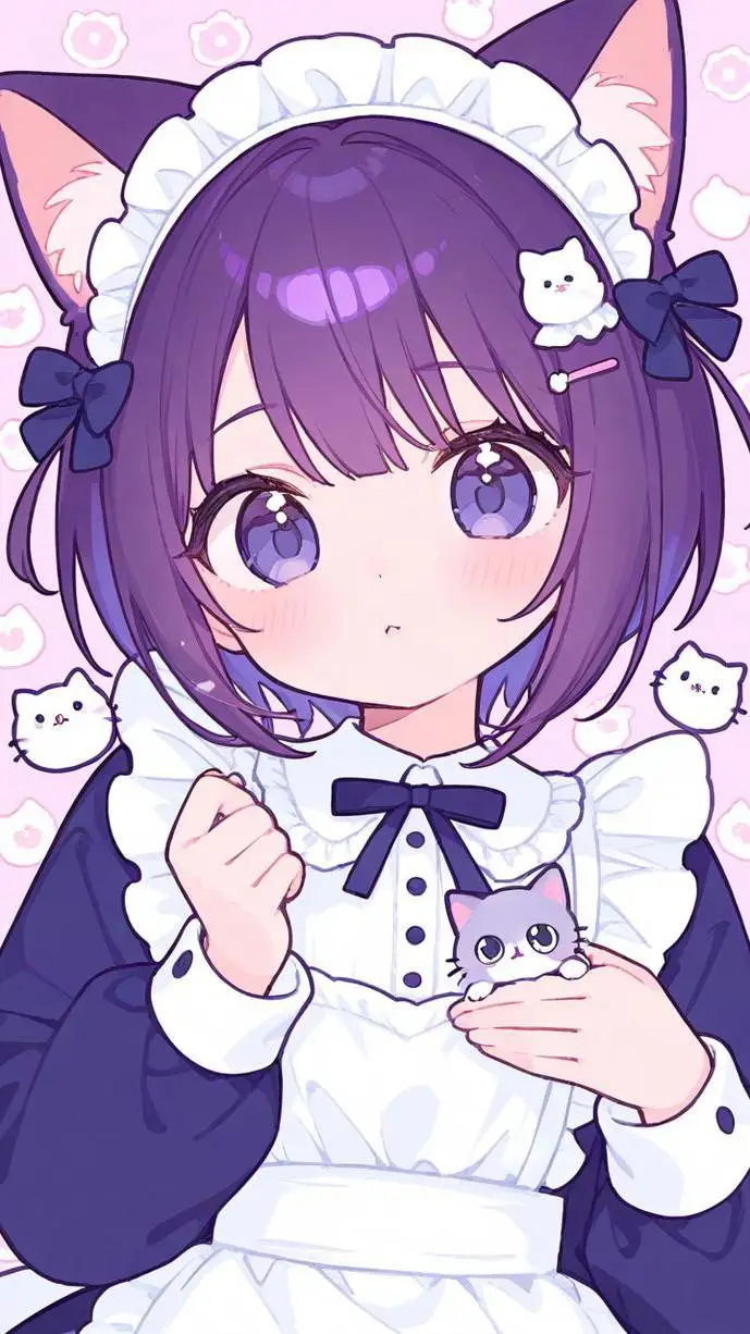 ai character: Nani-shi💜~ background