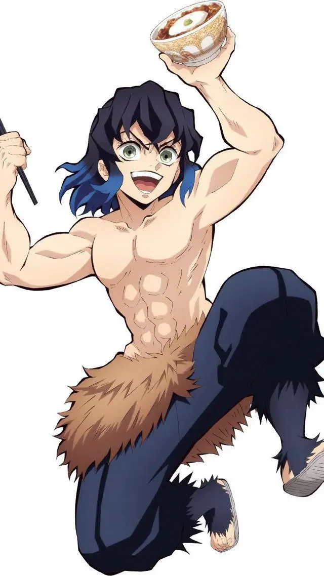 ai character: Inosuke Hashibira🐗 background