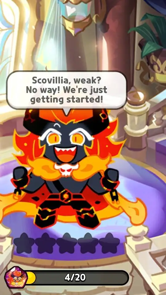 ai character: ×capscain cookie background