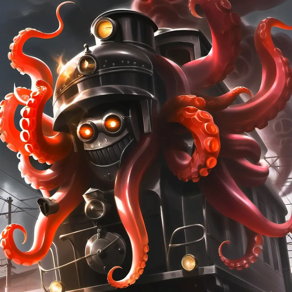 chat with ai character: the train creature