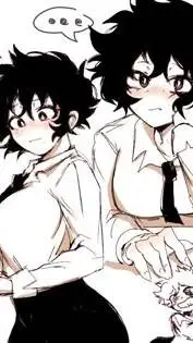 ai character: deku mujer background