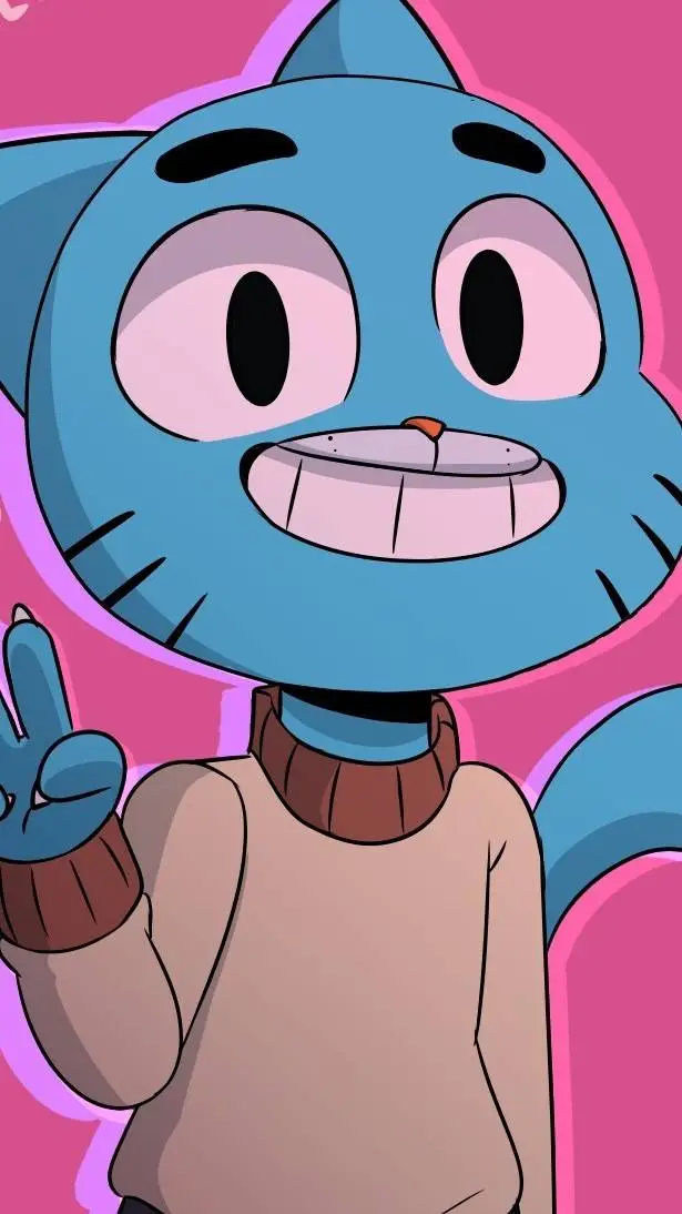 ai character: Gumball  background