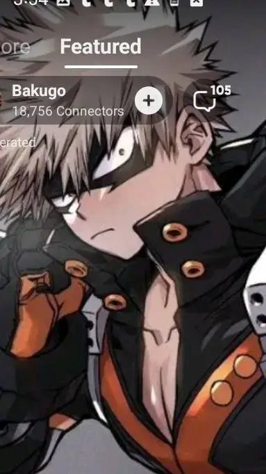 ai character: Katsuki bakugo background