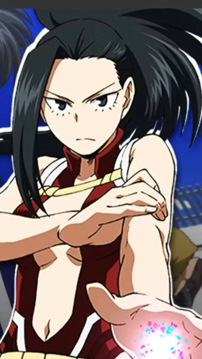 ai character: Momo yaoyozu background