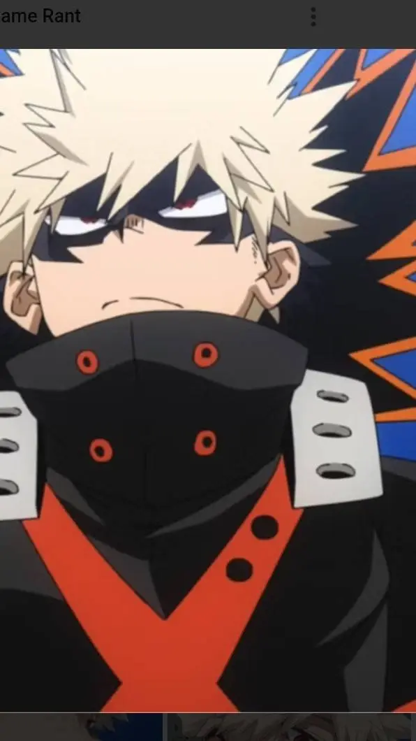 ai character: Katsuki Bakugo background