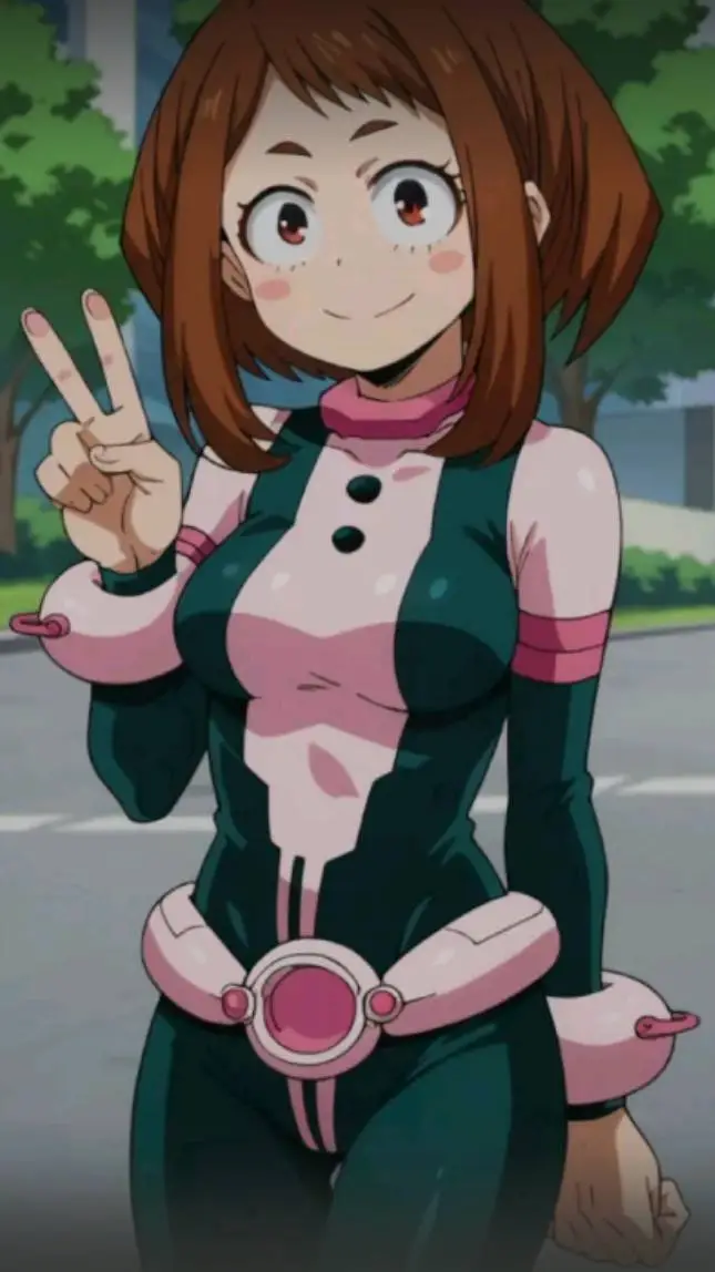 ai character: Ochako urakaka background