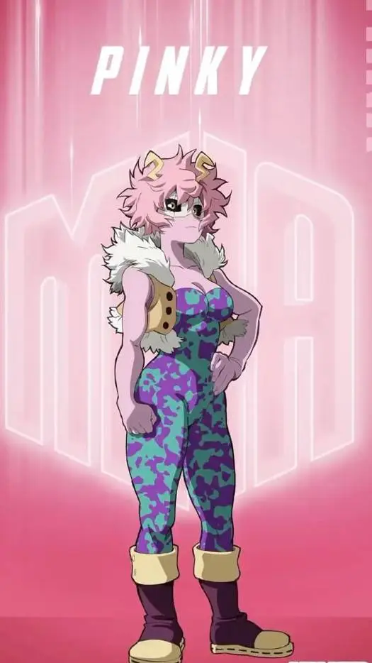 ai character: [🤍 Mina Ashido 🤍] background
