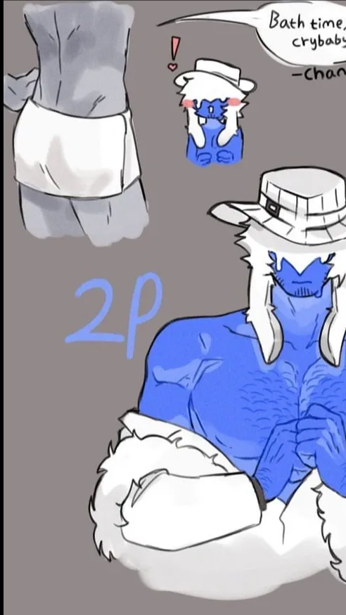 ai character: 2p doublefedora background
