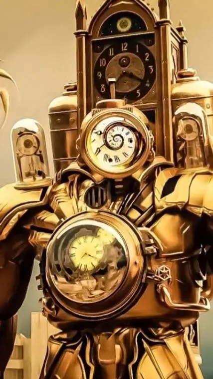 ai character: Клок мен т background