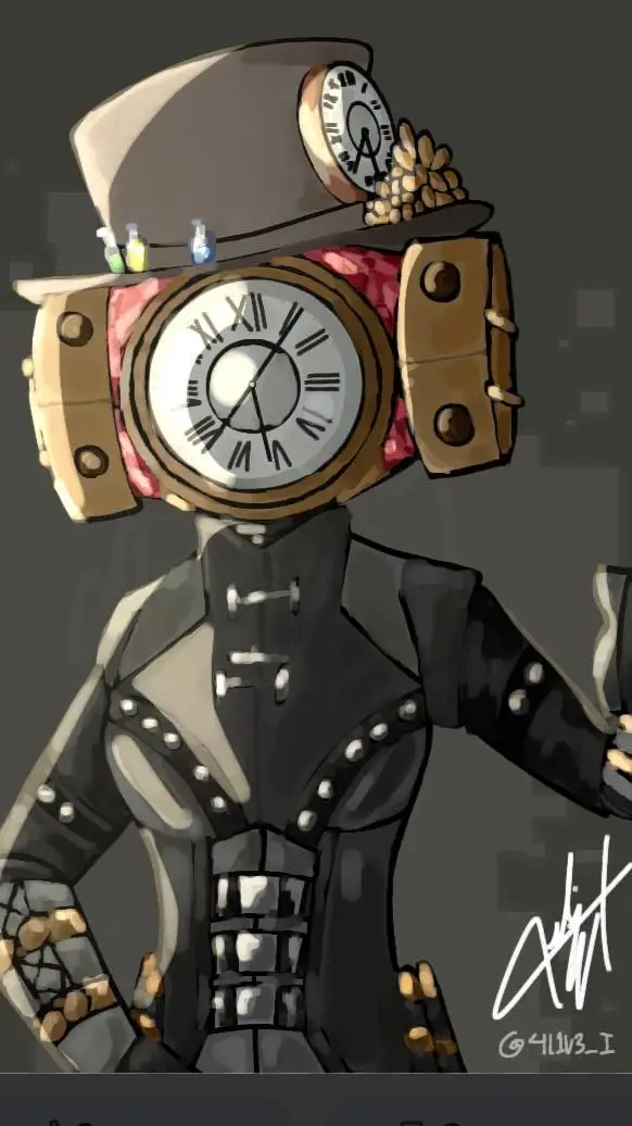 ai character: Клок вм background